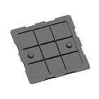 B125 Square Manhole Cover Ductile IronSolid Top Double Seal Pedestrians, Car Car
