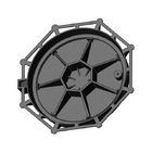 D400 Steel Manhole Cover Round Tám Góc dẻo dễ uốn EN GJS500-7 Đường xây dựng